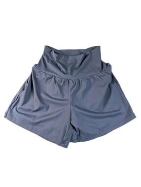 Halara Womens XS Blue Navy Athletic Shorts High Waisted Stretch Running Gym NWT